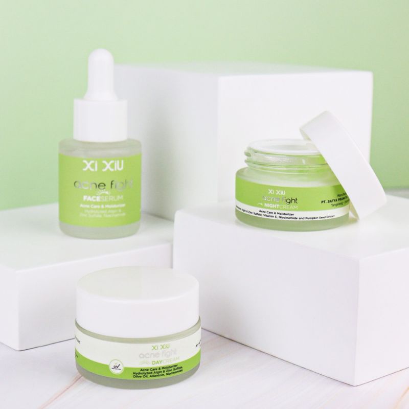 {BARNIK} XI XIU Acne Fight Day Cream | Night Cream | Serum Acne