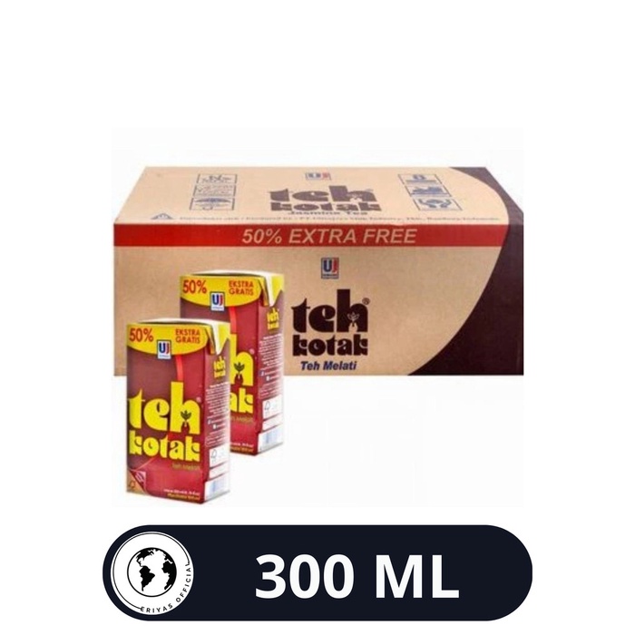

Teh Kotak Jasmine Ultra Minuman 300 ML 1 Dus isi 24 pcs