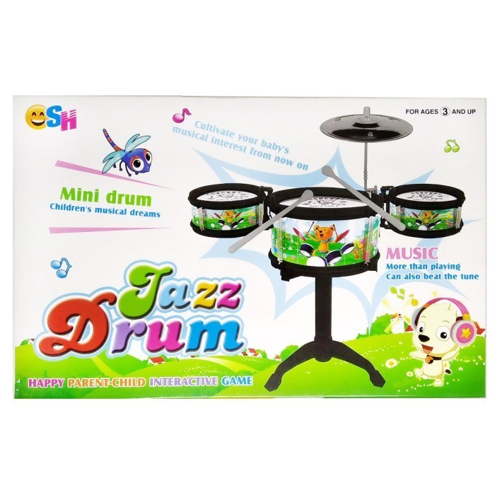 Mainan anak drum mini set jazz untuk anak 3 tahun