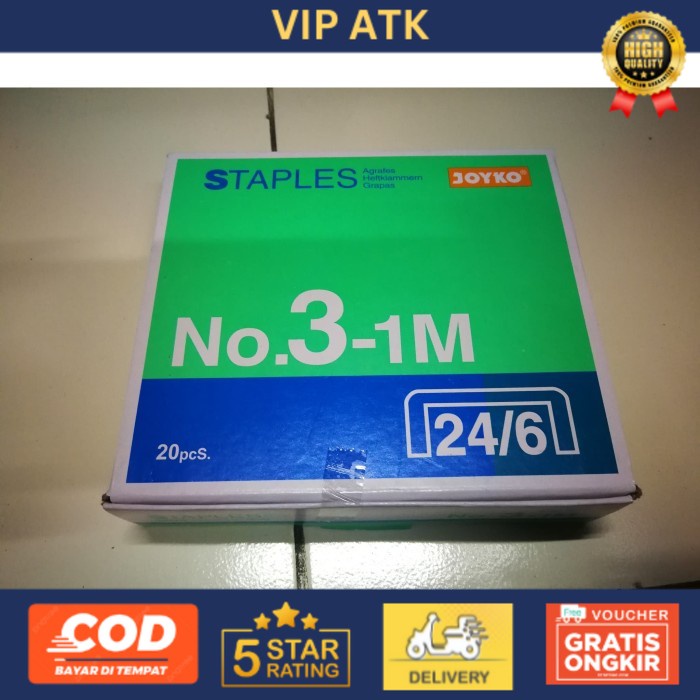 

[PACK] Isi Staples Joyko No 3 / Isi Staples Besar