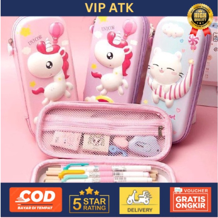 

TEMPAT PENSIL ANAK / KOTAK PENSIL 3D KARAKTER TIMBUL / PENCIL CASE