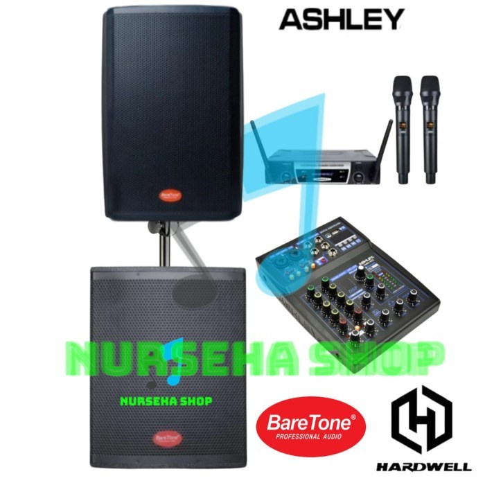 paket sound system LAPANGAN baretone 15RC plus sub 15 inch single