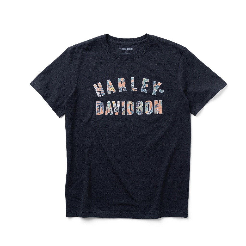 BAJU Harley Davidson Harley-Davidson x Reyn Spooner Hawaiian Print T-Shirt