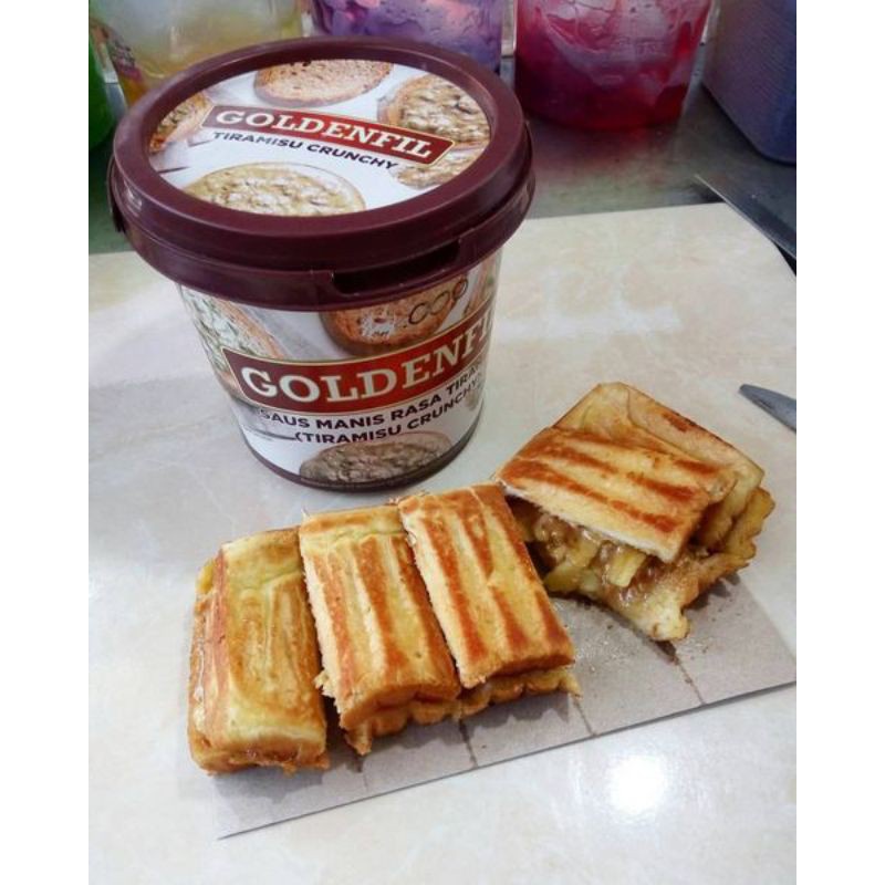 

Goldenfil Tiramisu Crunchy 1 kg Grosir Lampung