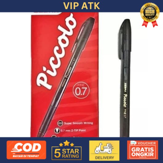 

PULPEN / PEN ZEBRA PICCOLO 0.7mm [LUSIN]