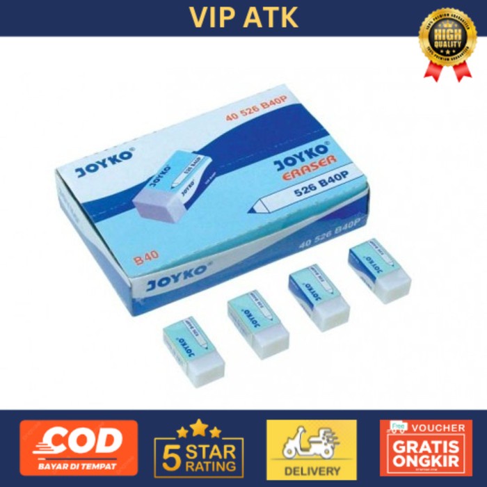 

Penghapus Joyko Kecil Putih ( Eraser 526-B40BP )