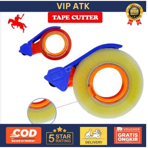 

DISPENSER TAPE CUTTER / ALAT PEMOTONG LAKBAN JUMBO