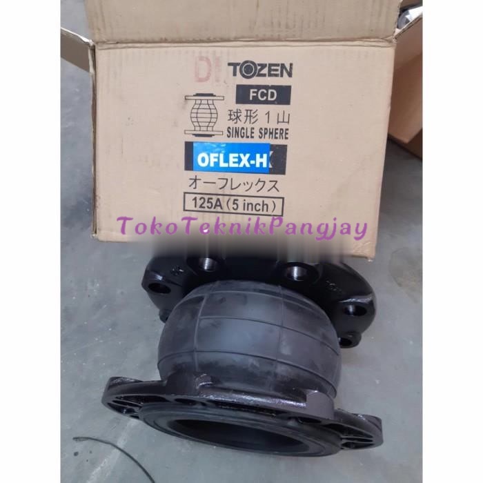 Rubber Flexible Joint Tozen 6 inch JIS 10 K Single Flex