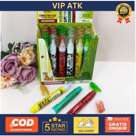 

(new) Correction Fluid Cairan Koreksi Tip Ex Cf-S221