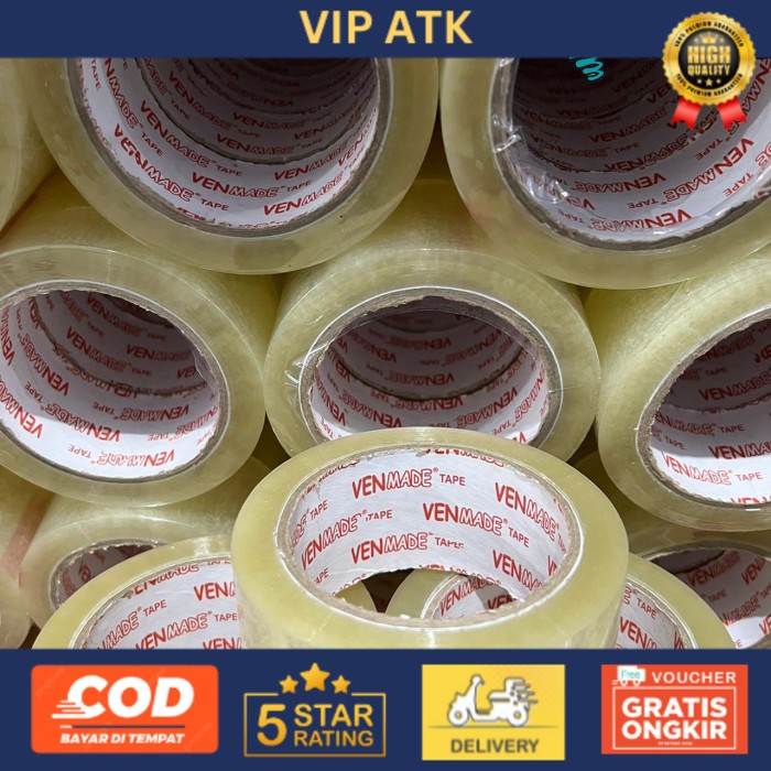 

Lakban bening 2"inch super murah ( 45 MM x 100 Y ) / ROLL