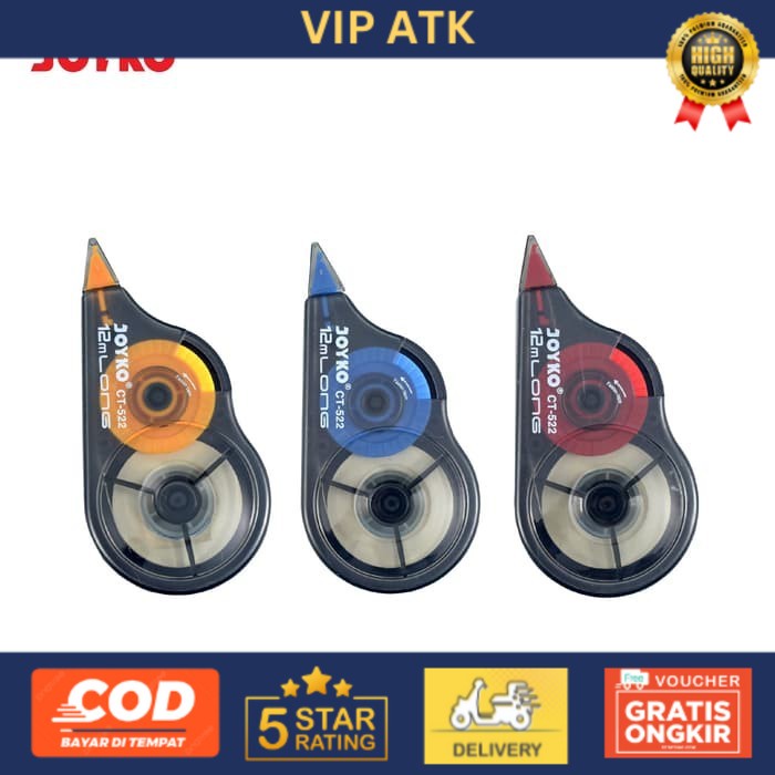 

Correction Tape / Pita Koreksi Joyko CT-522