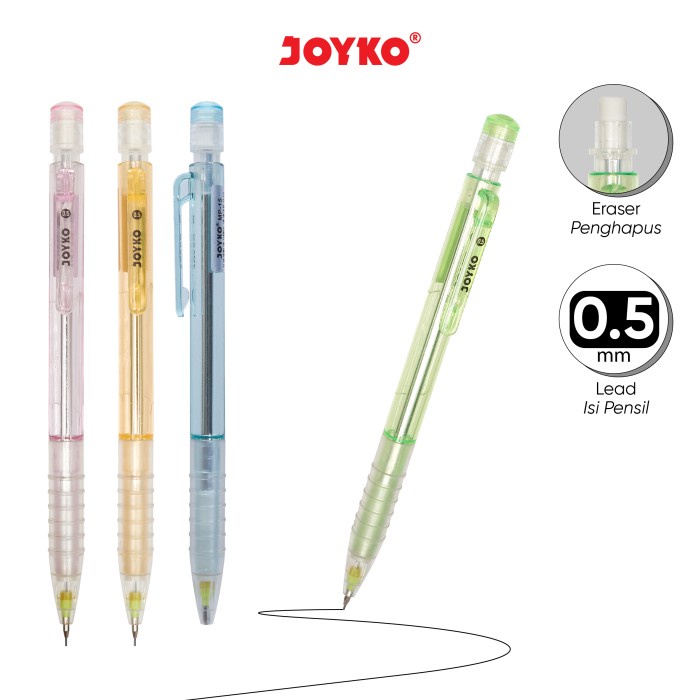 

Mechanical Pencil / Pensil Mekanik Joyko MP-15 / 0.5 mm