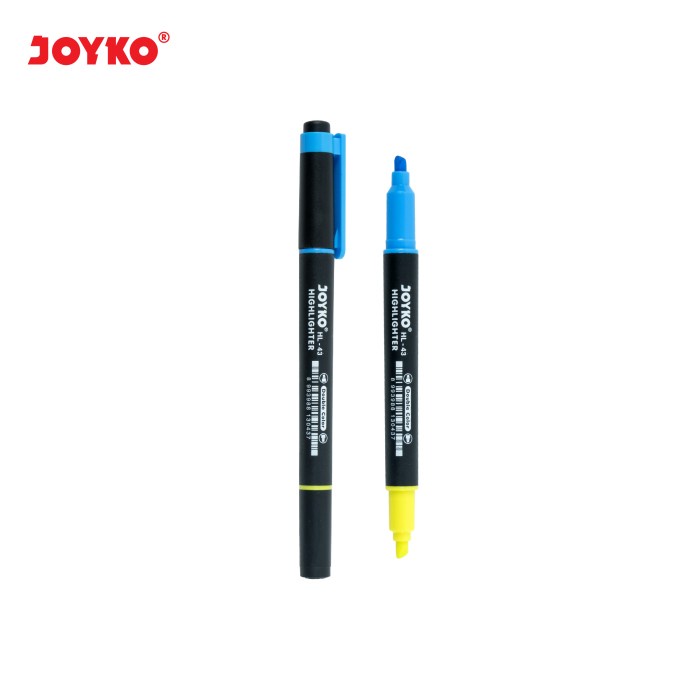 

Joyko Highlighter Double Color Penanda Berwarna 2 Tip Warna - HL-43