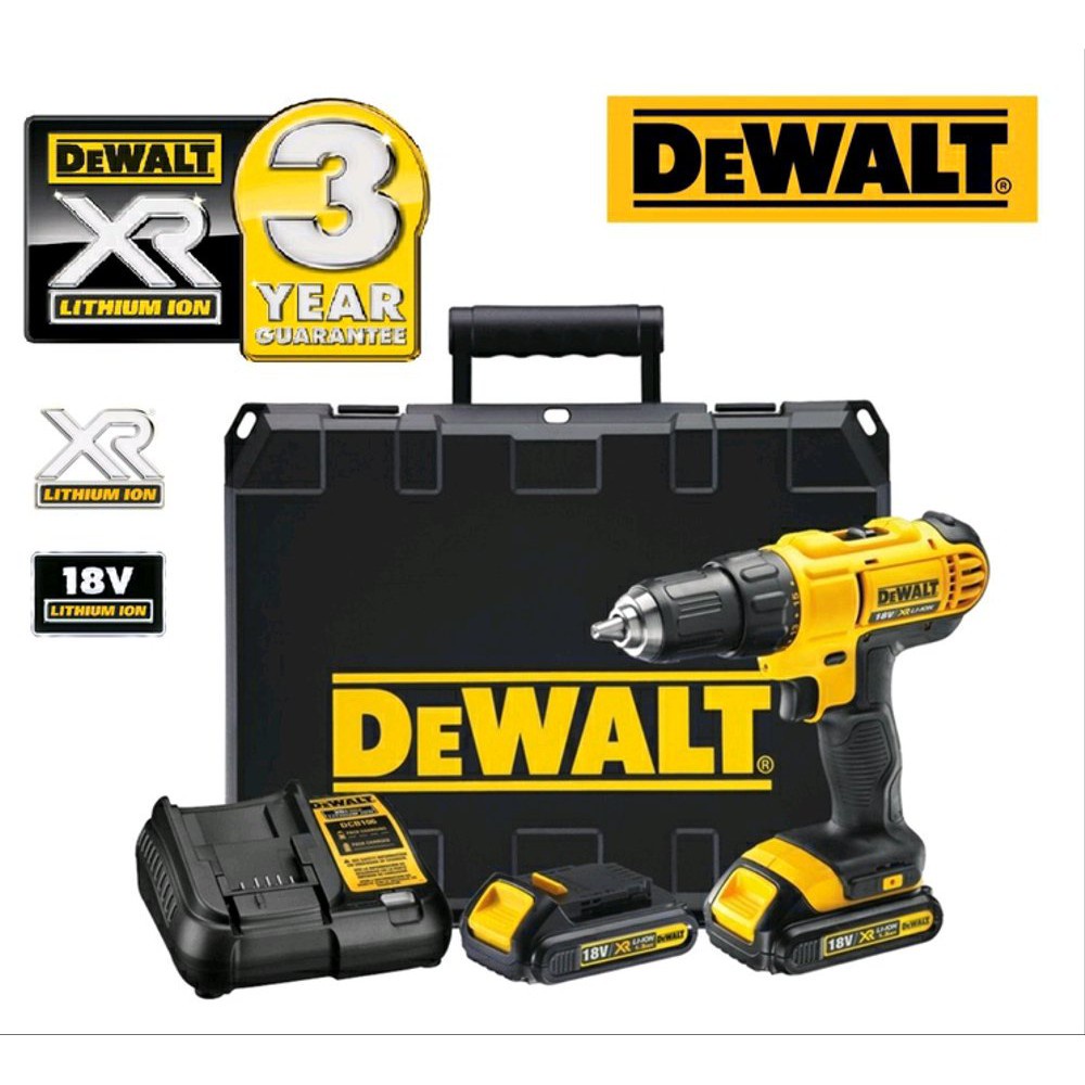 DISKON 90% DEWALT MESIN BOR BATERAI DK1048, BOR CORDLESS 48V 13MM IMPACT DRILL BRUSHLESS, BOR TEMBOK