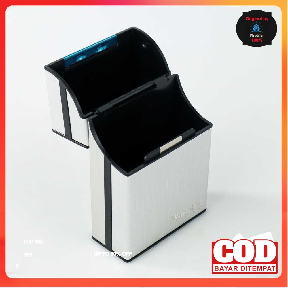 Kotak Bungkus Roko Elegan Keren 20 Slot Aluminium Case Box Roko - Kotak Roko - Tempat Roko