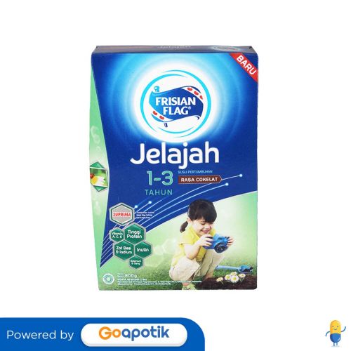 

Frisian Flag Jelajah Usia 1-3 Tahun Rasa Coklat 400 Gram Box