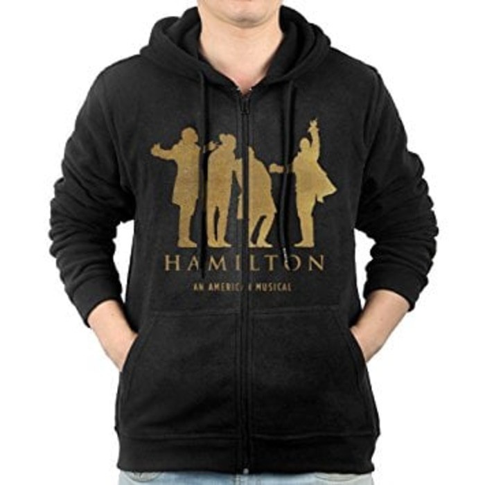 Hoodie Zipper Hamilton Musical