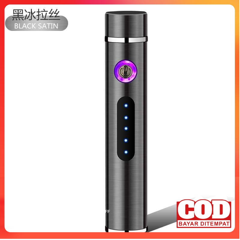 Premium Korek Api Elektrik Double Plasma Arc USB Recharge (Barang Unik)