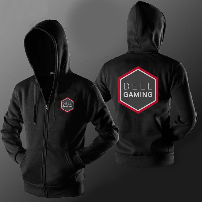 Hoodie Zipper Dell Gaming