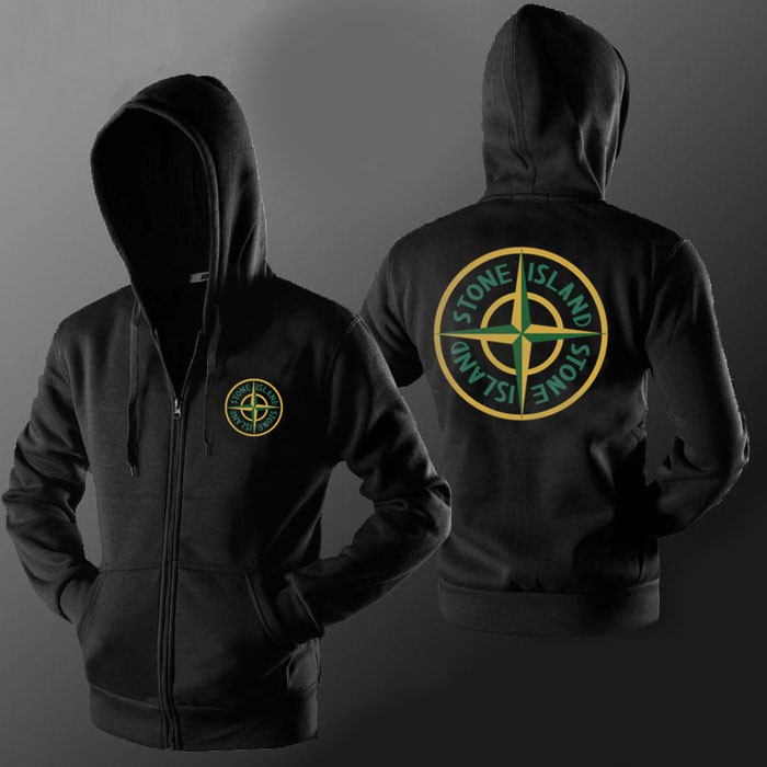 Hoodie Zipper Stone Island Premium Quality