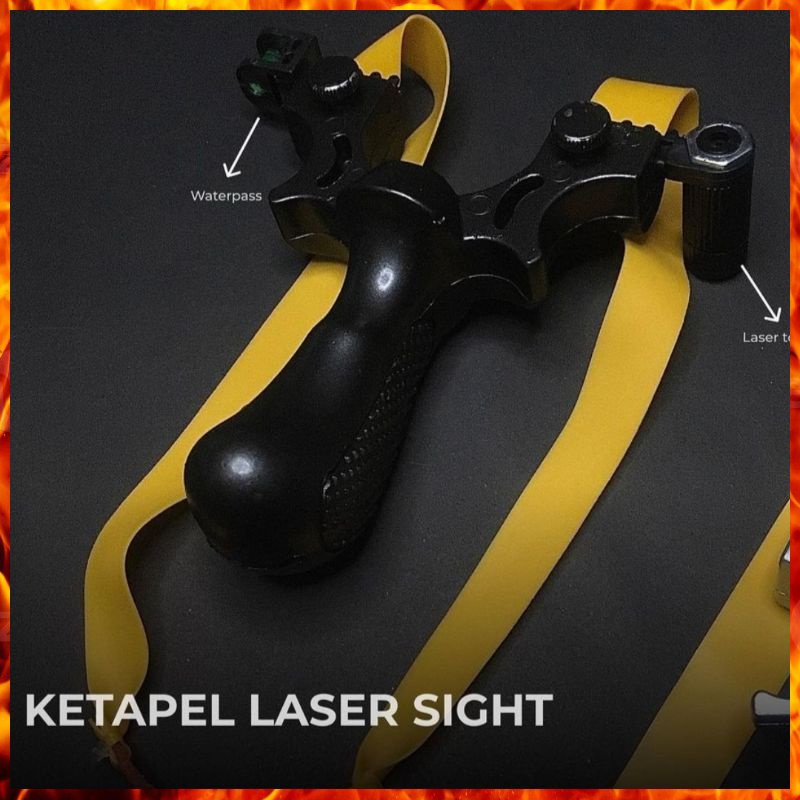 Ketapel Slingshot Murah Ketapel Laser Tactical Plus Karet Ketapel Alumunium