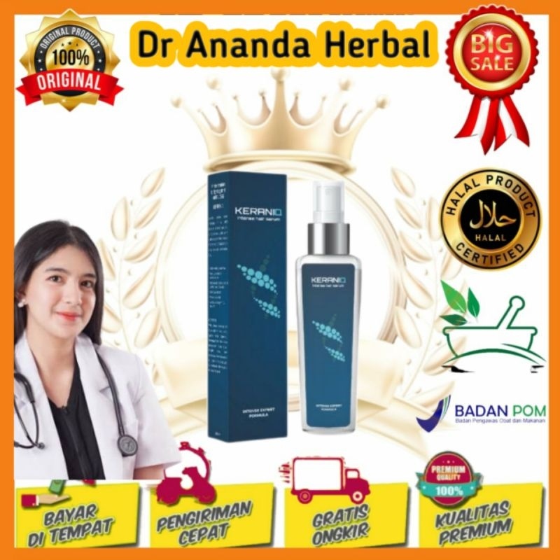 KERANIQ ORIGINAL 100% ASLI - KERANIQ HAIR SERUM PENUMBUH RAMBUT RONTOK BOTAK RUSAK TERBAIK NYATA HAS