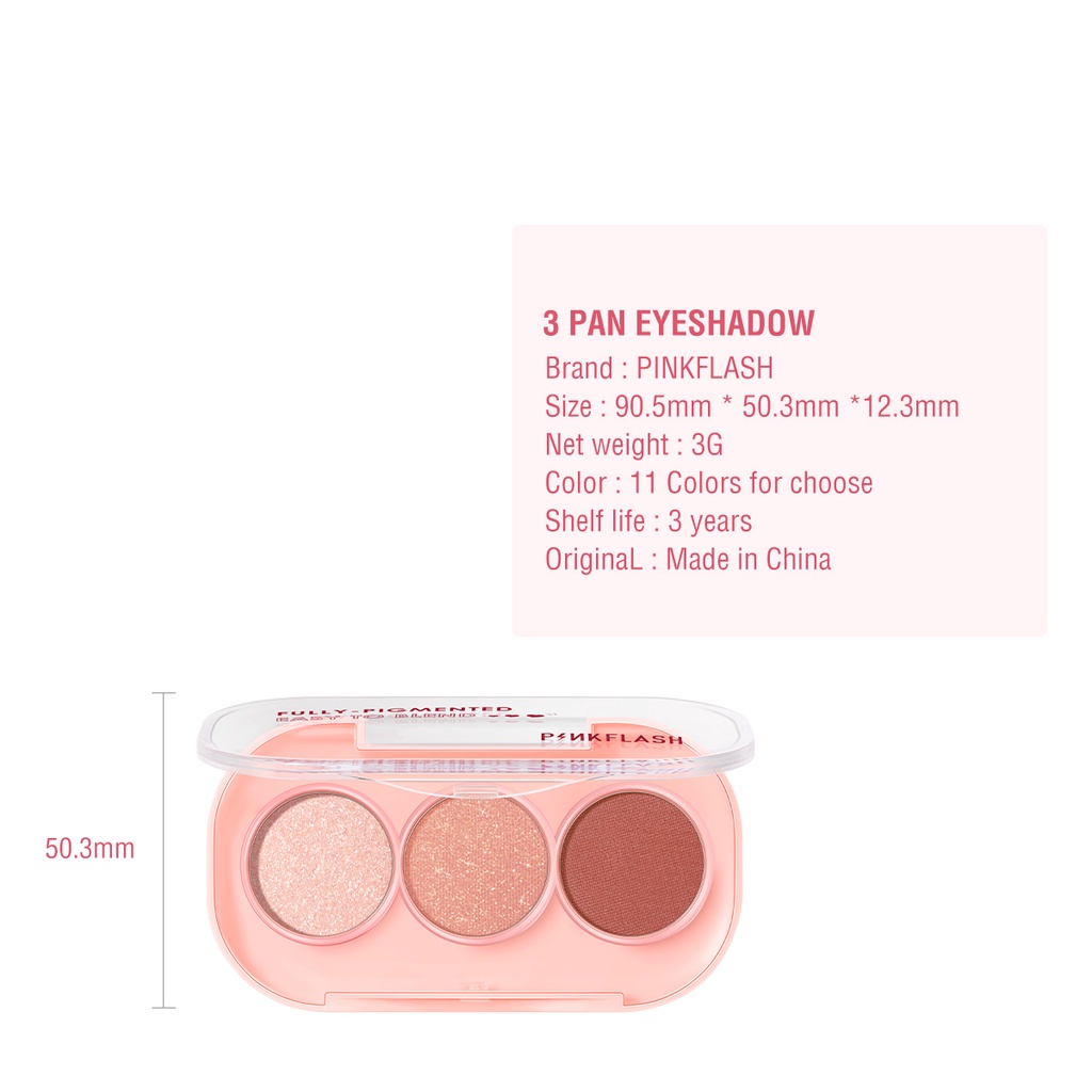 Pinkflash 3 Pan Eyeshadow PF-E23 #BR05