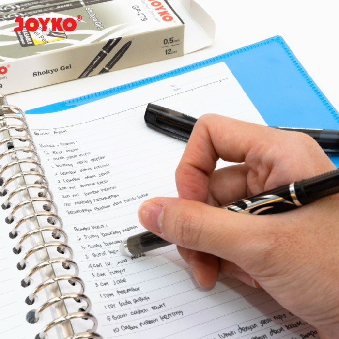 

selusin pen joyko bisa di hapus 12 pcs - 279 hitam