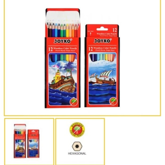 

pensil warna joyko 12