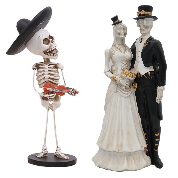 

Patung Skull Skeleton Dekor Halloween Figurin Pengantin Tengkorak Skul Dekorasi Haloween Harga Grosir Termurah