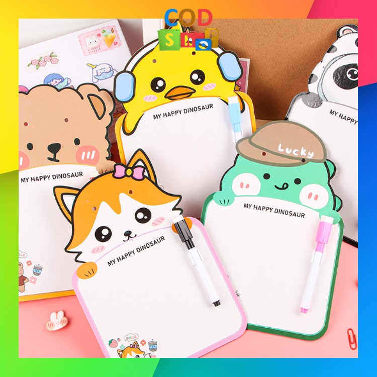 

COD - 5941 Papan Tulis Mini Anak Karakter Lucu / Papan Tulis Anak Free Spidol Bisa Dihapus Dan Tali Gantung / Papan Tulis Mini