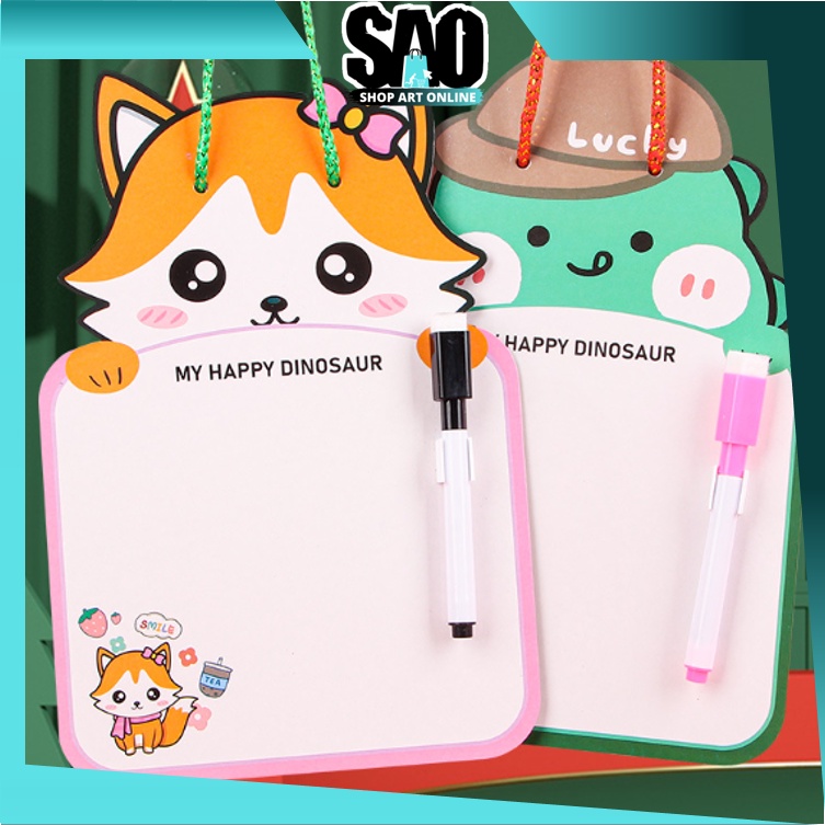 

SAO - 5941 Papan Tulis Anak Karakter / [FREE Spidol dan Tali Gantung] Papan Tulis / Whiteboard Mini Animal / Papan Tulis Edukasi