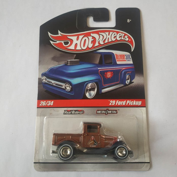 HW1 hot wheels slick rides 29 ford pickup coklat