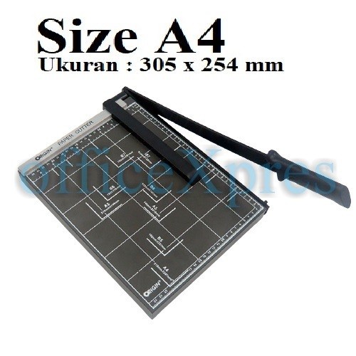 

Alat Pemotong Kertas / Alat Potong Kertas / Paper Cutter Origin - A4, Dark Grey