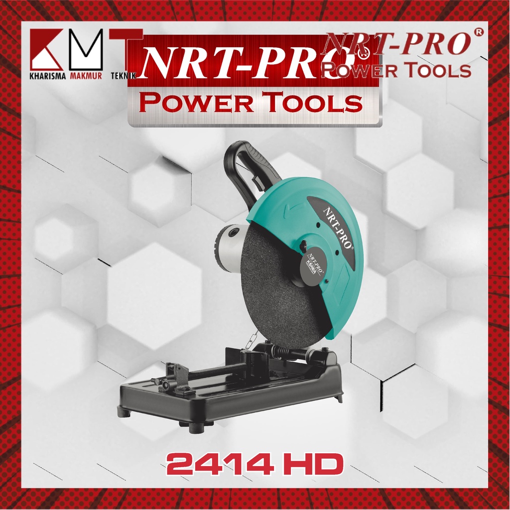 CUT OFF / MESIN POTONG BESI 14"+ BATU POTONG 2414 HD NRT-PRO