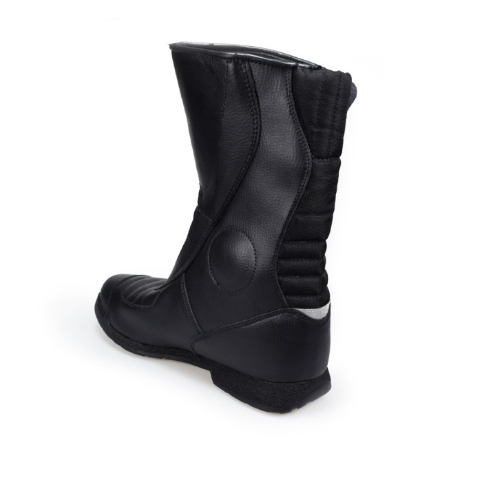 TOMKINS Polo Tour Star - Hitam Sepatu Motor - 44