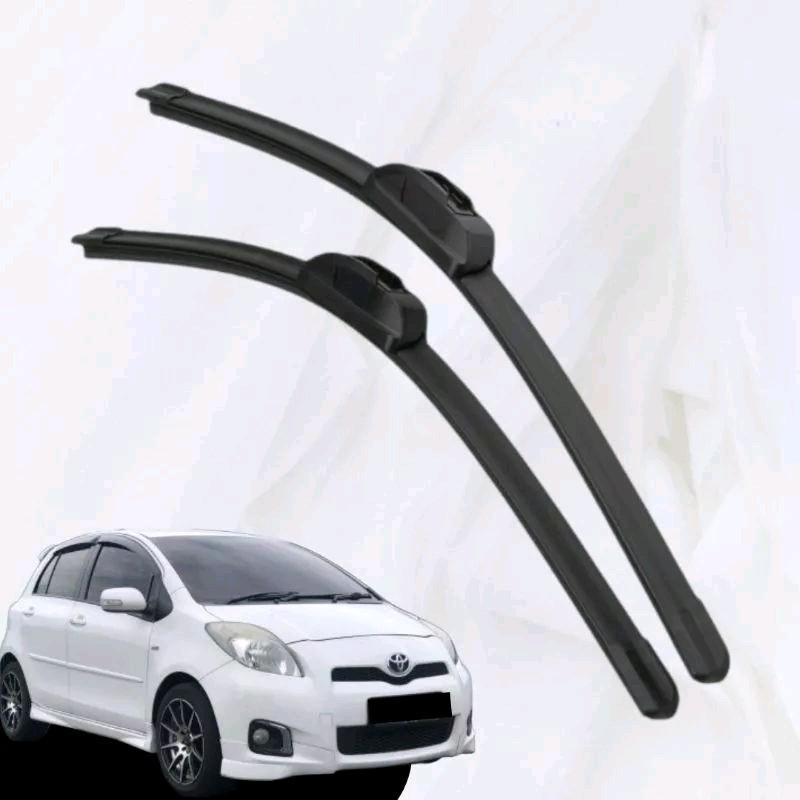 Wiper frameless full karet yaris bakpao