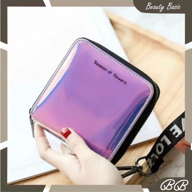 BEAUTY BASIC OFFICIAL - D1108 DOMPET LADY GAGA BISA BAYAR COD Dompet Lipat Mini Lucu Morymony / Domp
