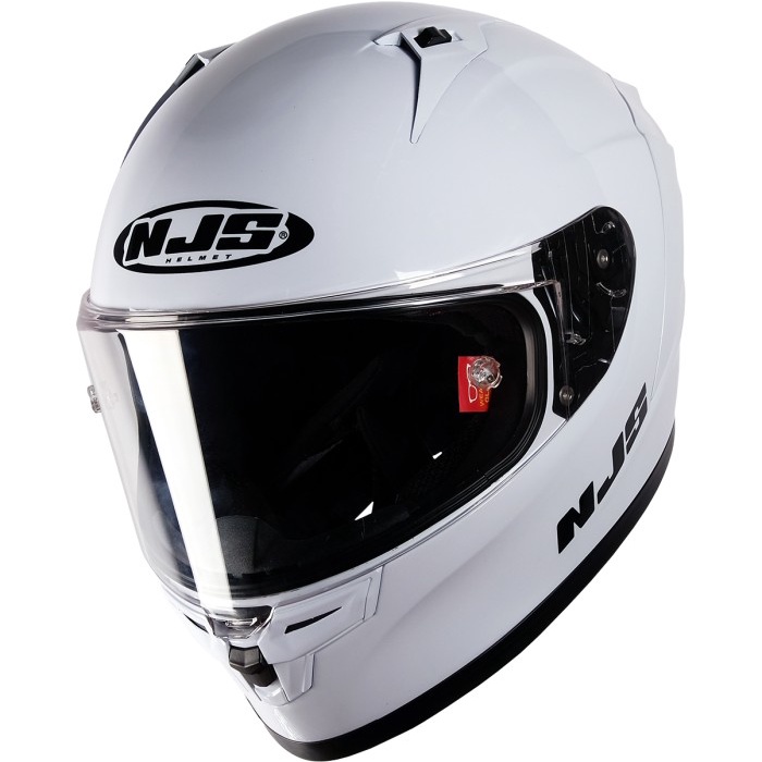 NJS ZX-1R SOLID Putih - Helm Full Face - L