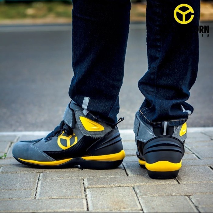 Riding Shoes Yellowcorn YS-003 Glay Yellow / Sepatu Yellow Corn