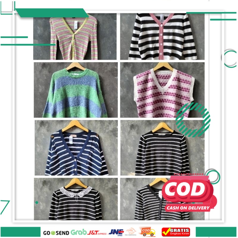 KEMEJA JUMBO / KEMEJA ORI / cardigan rajut wanita, kardigan rajut Korea motif bordir kepang lengan b