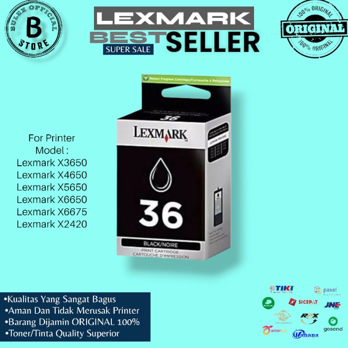 Tinta Lexmark 36 Black ORIGINAL 100%