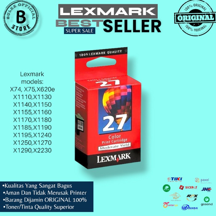 Tinta Lexmark 27 Color ORIGINAL 100%
