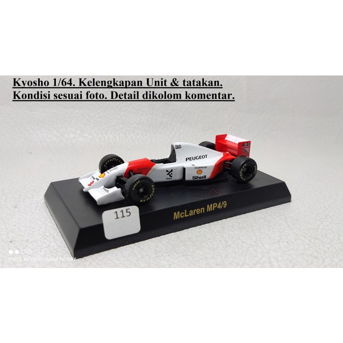 HW1 Diecast Kyosho McLaren MP4/9 1/64 Loose