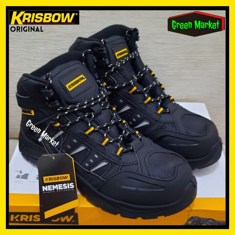 TERMURAH Sepatu Safety Krisbow NEMESIS || Safety Shoes Krisbow NEMESIS