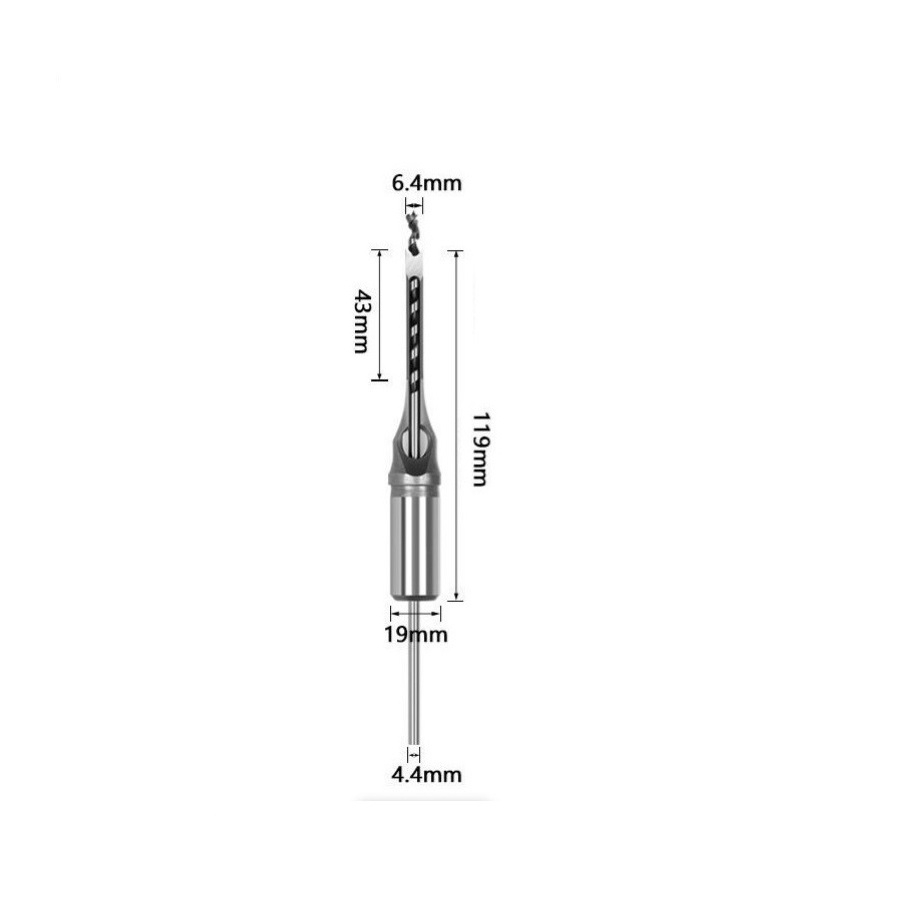 MATA BOR PAHAT BOR BOBOK Bor Persegi Kayu HSS Square Hole Drill - 03