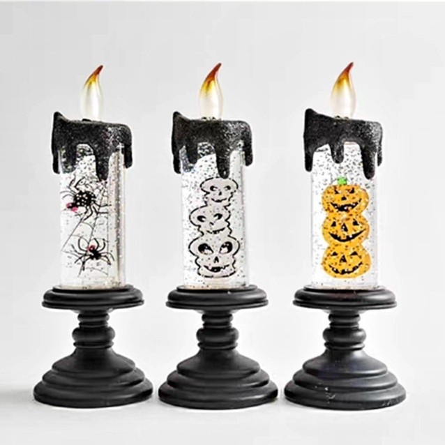 

GROSIR Lampu Lilin SnowGlobe Dekor Halloween Hiasan Pesta Kostum kado Sovenir Dekorasi Haloween Harga Grosir Termurah