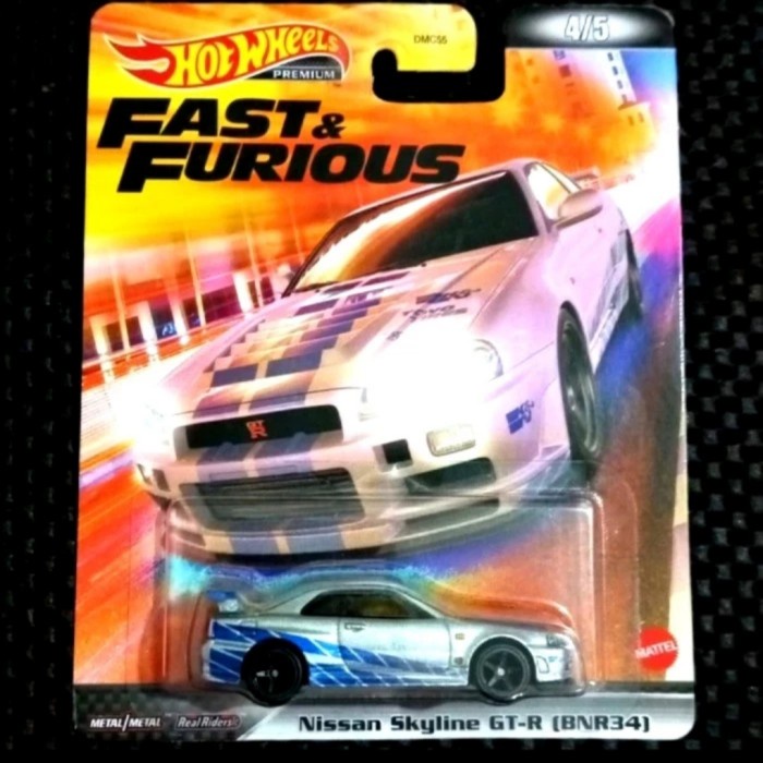 HW1 hotwheels premium fast furious nissan skyline r34