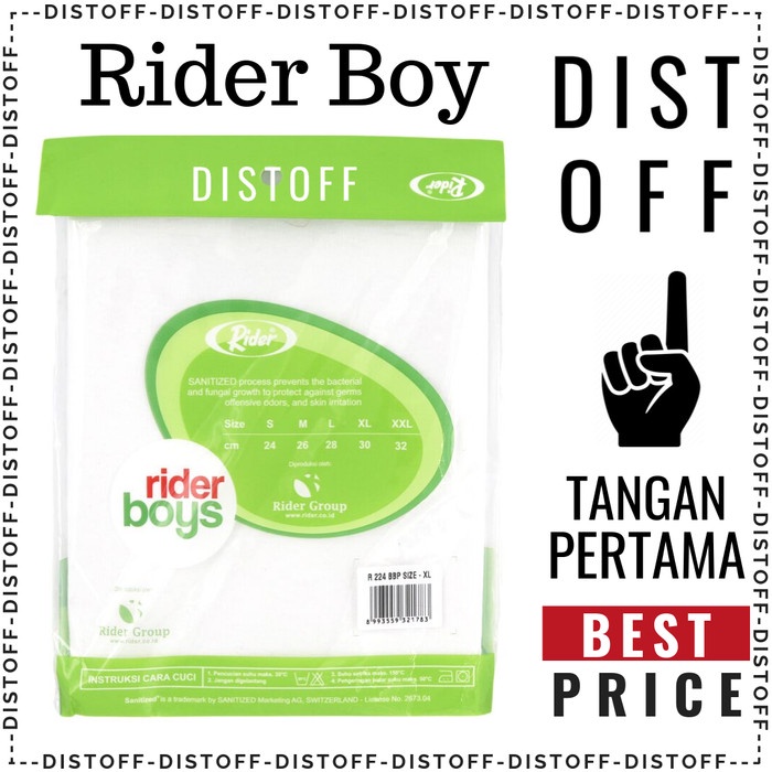 GROSIR Singlet Rider Boy BIG SIZE ORI Kaos Dalam Anak Laki