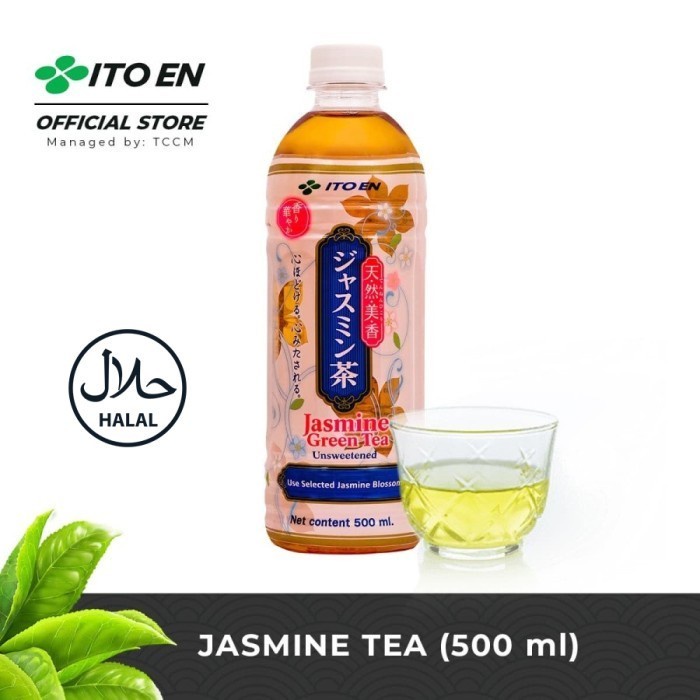 

✨PROMO✨ -ITO EN Jasmine Green Tea No Sugar 500ml isi 24 pcs - Khusus Instant